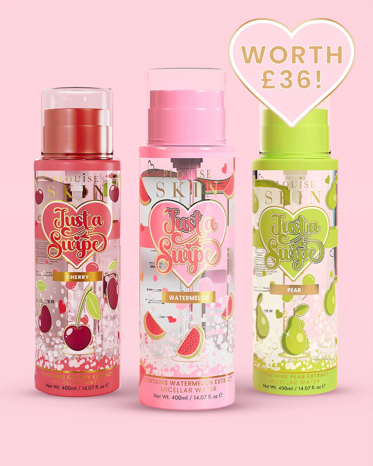 Just A Swipe Micellar Water - Triple Clean Trio