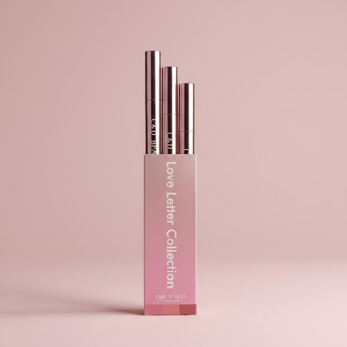 C&D Beauty - The Love Letter Collection - Peel-Off Lip Stain Trio