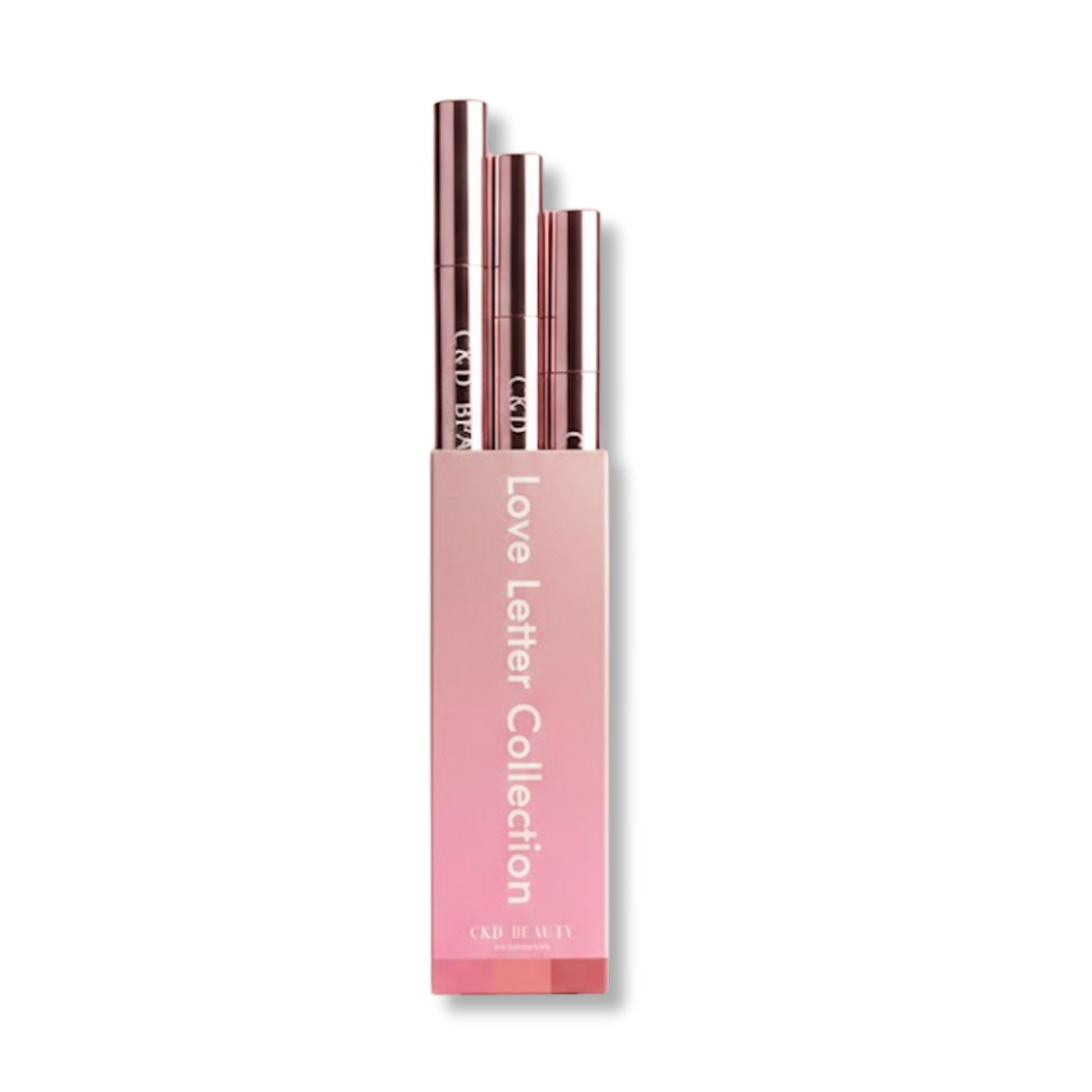 C&D Beauty - The Love Letter Collection - Peel-Off Lip Stain Trio