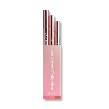 C&D Beauty - The Love Letter Collection - Peel-Off Lip Stain Trio