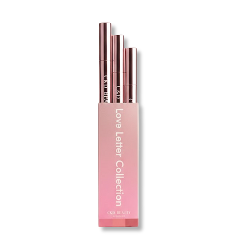 C&D Beauty - The Love Letter Collection - Peel-Off Lip Stain Trio
