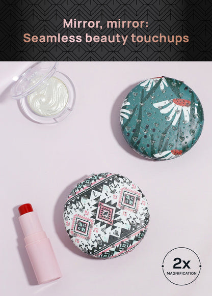AOA Pro Double-Sided Compact Mirror – Round