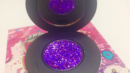 Inked Doll Cosmetics - "PURPLE REIGN!" Single Pressed Glitter Palette