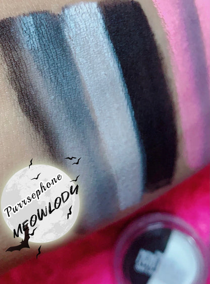 Inked Doll Cosmetics - (HUGE!) Monster Doll PURRSEPHONE & MEOWLODY *UV Neon Pastel* SPLIT LINER/FACE/BODY PAINT