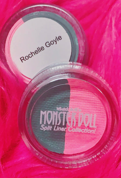 Inked Doll Cosmetics - (HUGE!) Monster Doll ROCHELLE GOYLE *UV Neon Pastel* SPLIT LINER/FACE/BODY PAINT!
