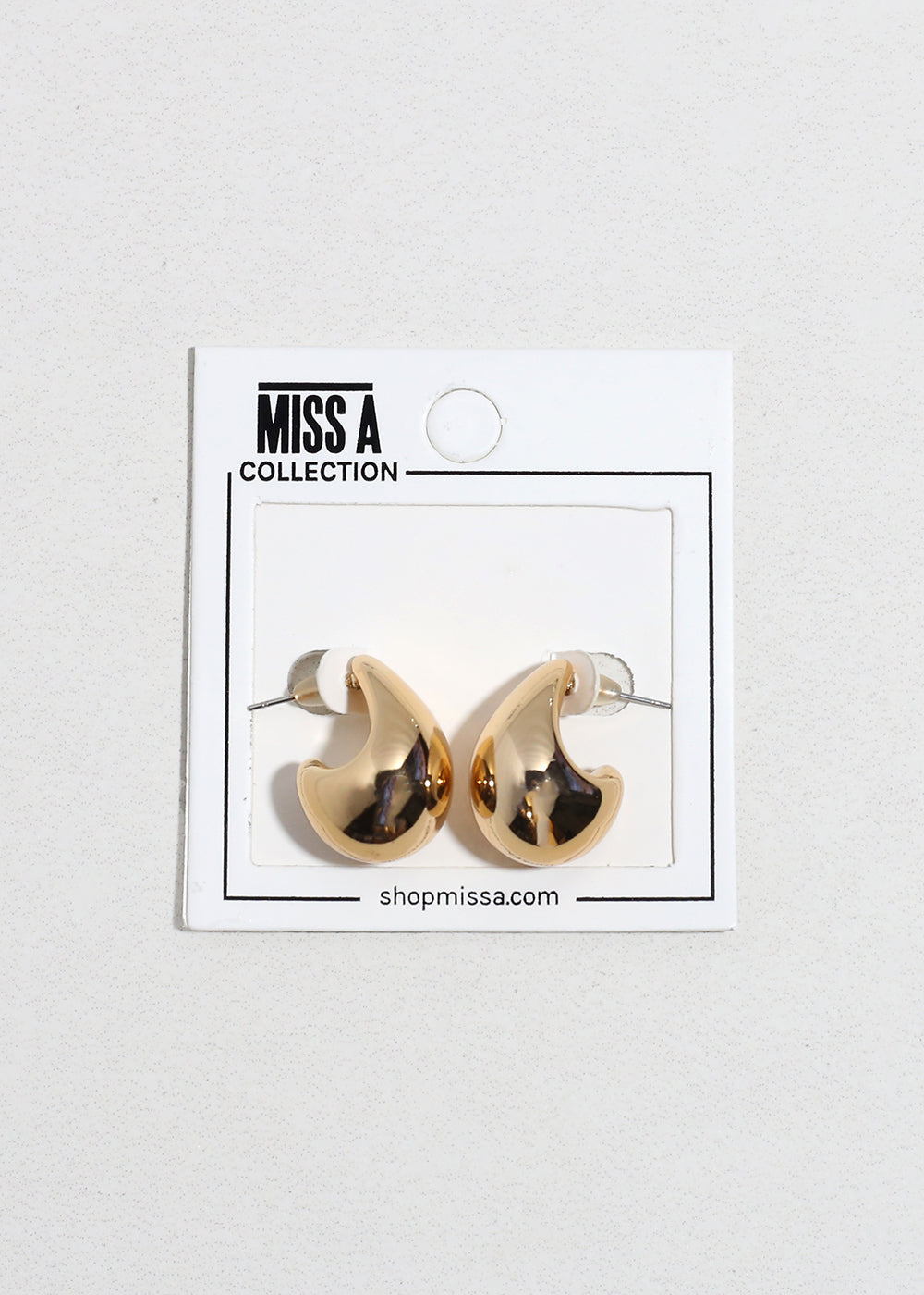 Crescent Puff Earrings