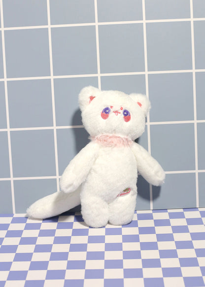 Cozy Kitty Plush Keychain
