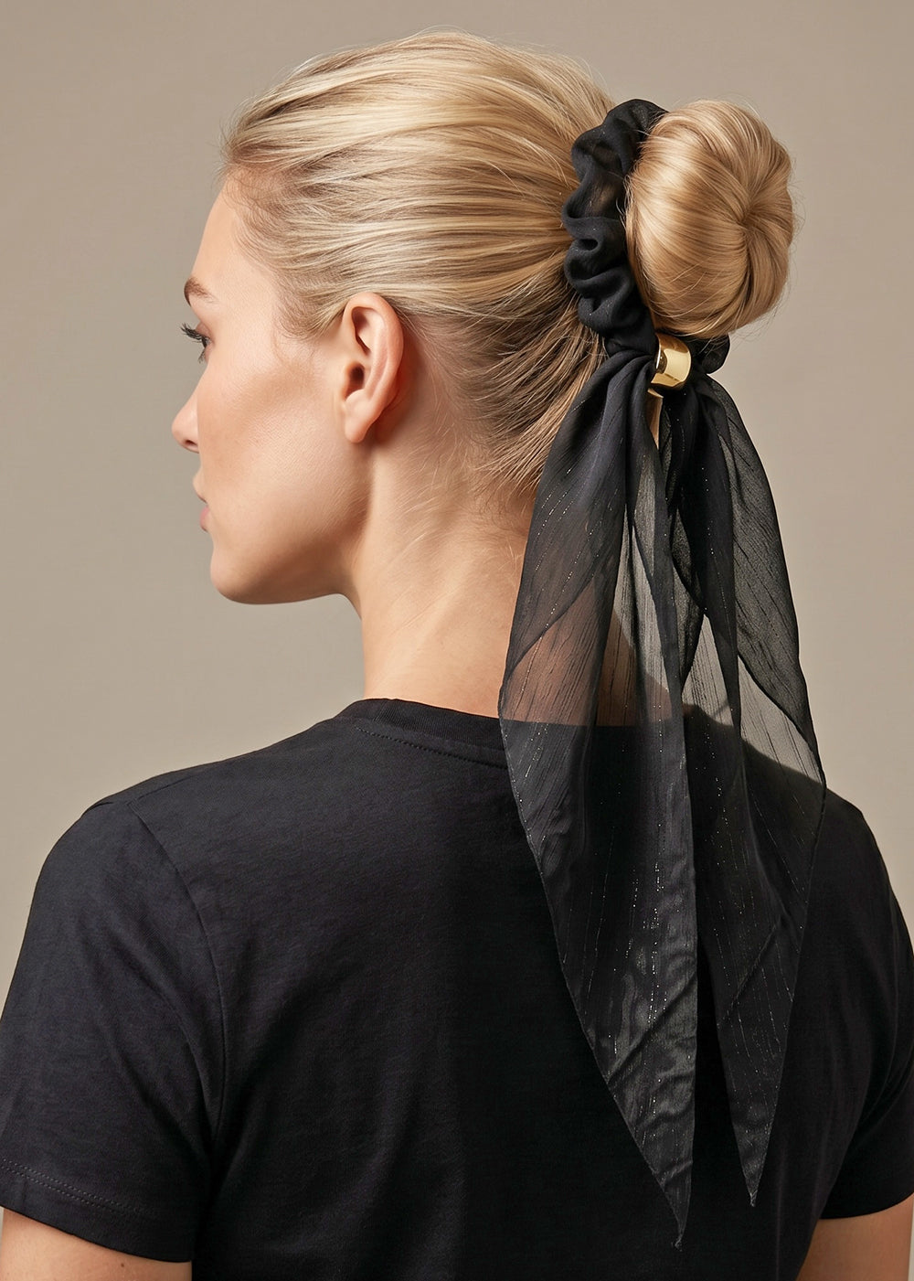 Afterglow Shimmer Scarf Scrunchie