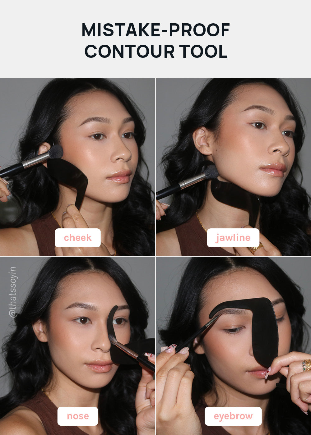 AOA Total Contour Face Stencil