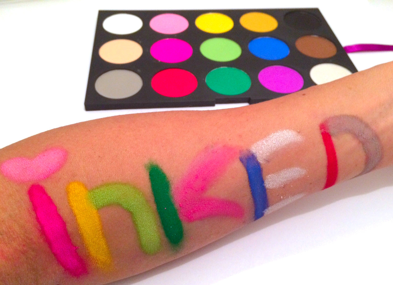 Inked Doll Cosmetics - *HUGE DEAL!* UNICORN SUGAR SKULL (30 PC Matte/Shimmer Pressed Palette)