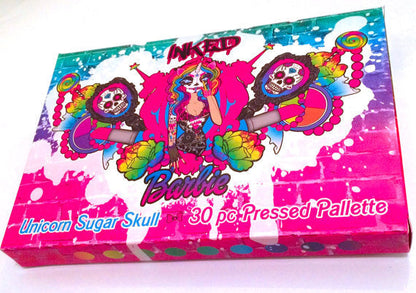 Inked Doll Cosmetics - *HUGE DEAL!* UNICORN SUGAR SKULL (30 PC Matte/Shimmer Pressed Palette)