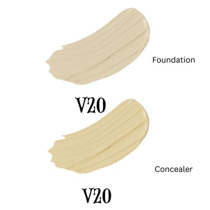 Curst Kosmetics - UNDEADTM Foundation and Concealer Shade Alicia/V20