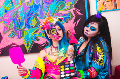 Inked Doll Cosmetics - *HUGE DEAL!* UNICORN SUGAR SKULL (30 PC Matte/Shimmer Pressed Palette)