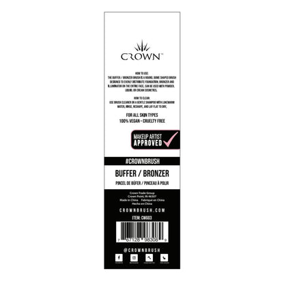 Crown Brush - CWG03- BUFFER/BRONZER BRUSH