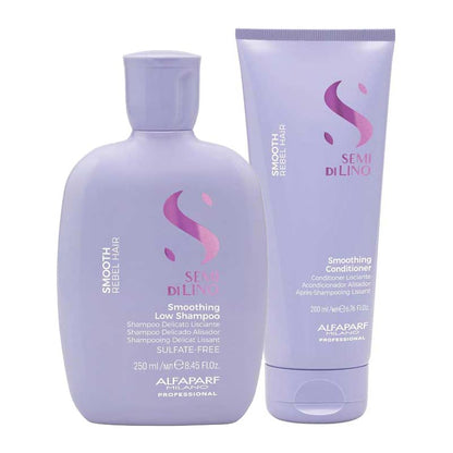 Alfaparf Semi Di Lino Smooth Shampoo & Conditioner Duo