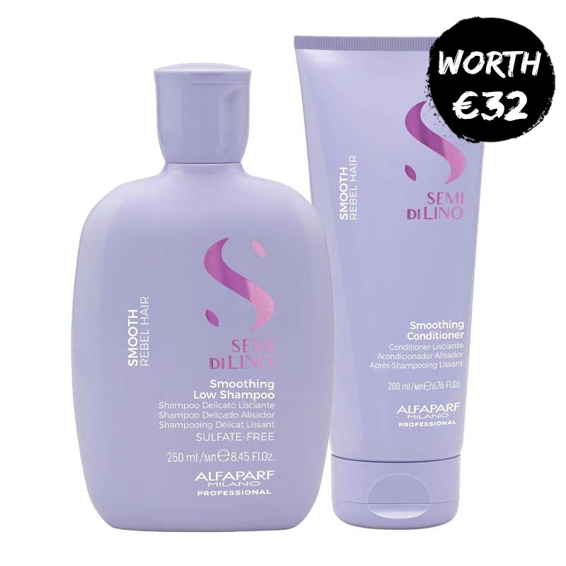 Alfaparf Semi Di Lino Smooth Shampoo & Conditioner Duo