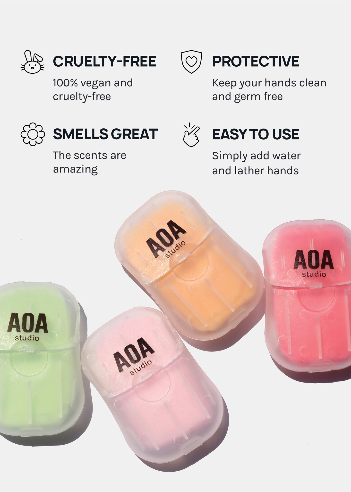 AOA Hand Soap Sheets - Peach