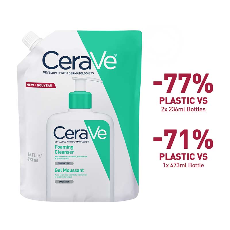 CeraVe Foaming Cleanser For Normal to Oily Skin With Ceramides