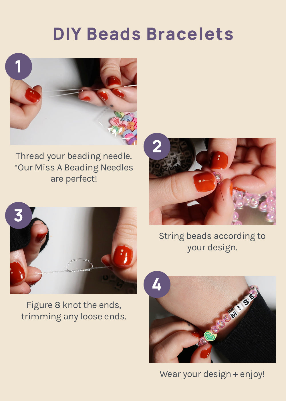 DIY Jewelry Making- Miss A Crafting Beads