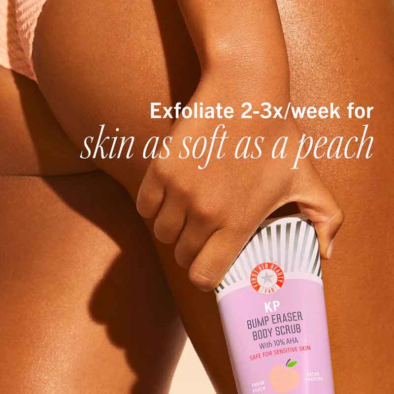 First Aid Beauty KP Bump Eraser Body with 10% AHA - Peach Scent