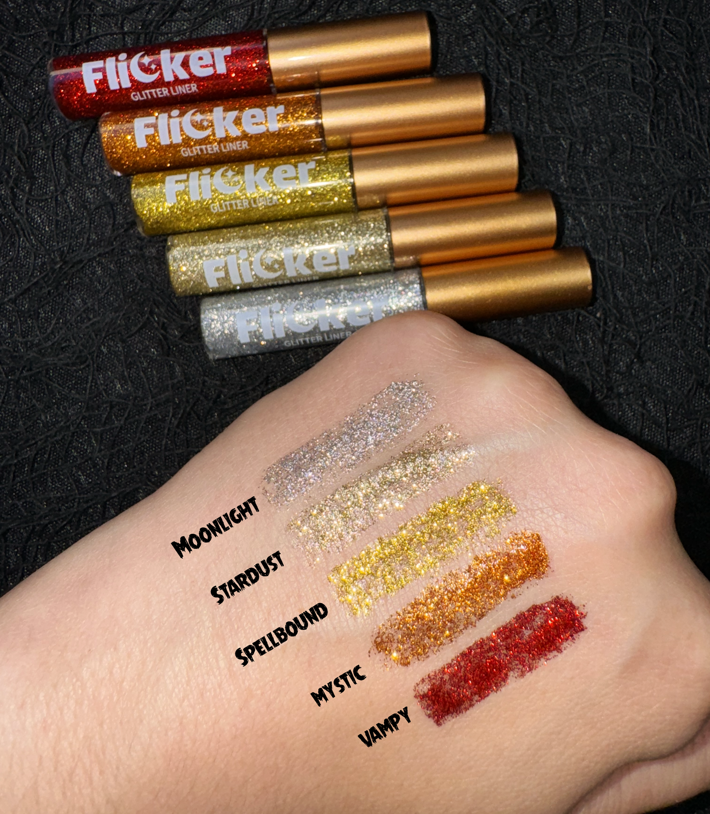 Creative Soul Cosmetics - Vampy - Flicker Glitter Eyeliner