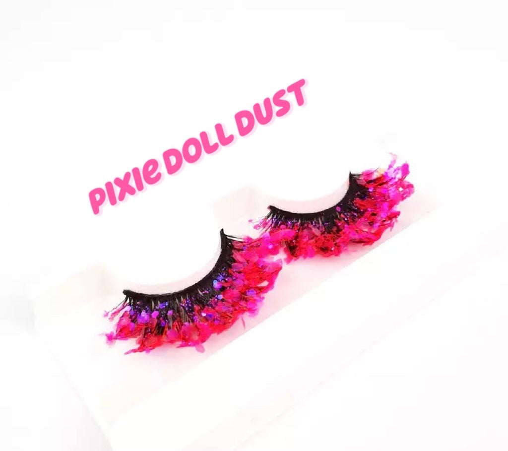 Inked Doll Cosmetics - PIXIE DOLL DUST “FairyTopia” *UV* Glitter DreamDoll Lashes