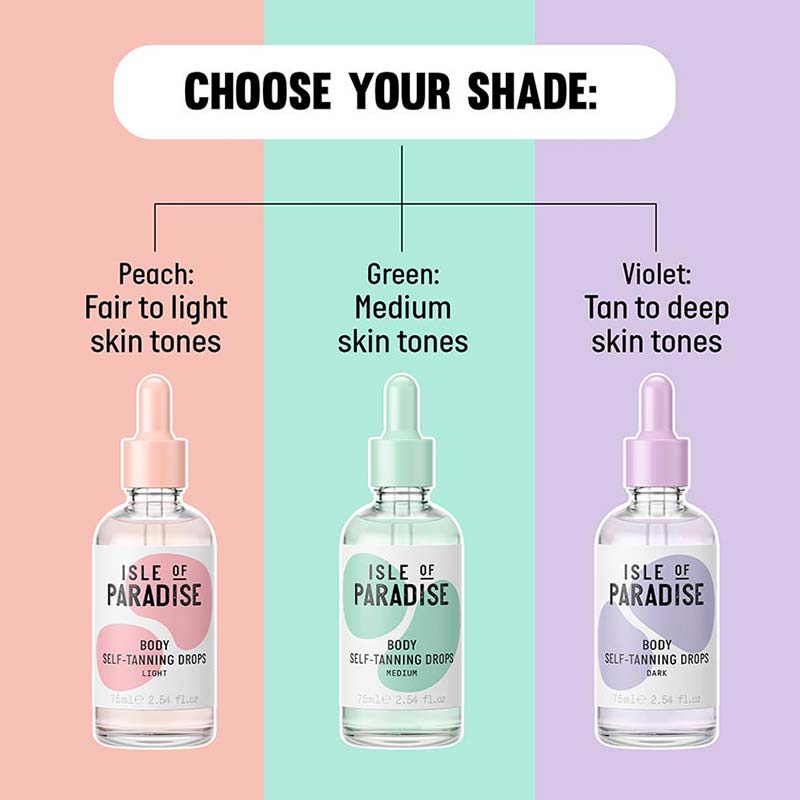 Isle Of Paradise Self-Tanning Body Drops