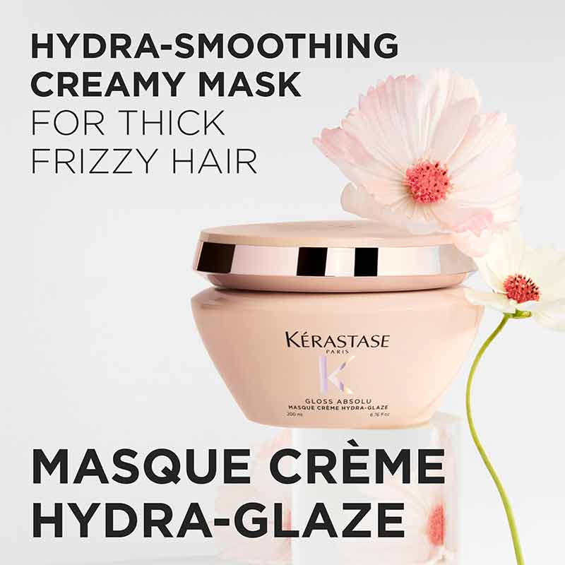 Kérastase Gloss Absolu Masque Crème Hydra-Glaze For Thick Frizzy Hair
