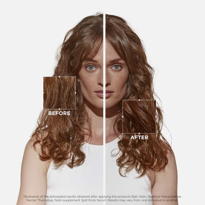 Kérastase Nutritive Hydrating Shampoo, Conditioner + FREE Anti-Frizz Blow Dry Milk