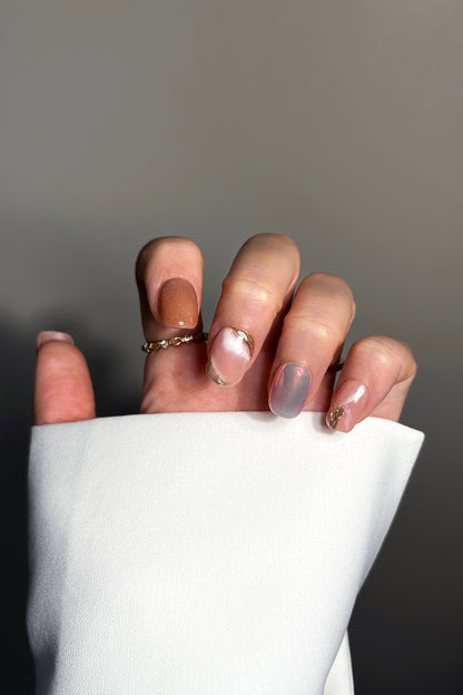 Bonmuz - Rose Gold Rush | Pro Handmade Gel Nails